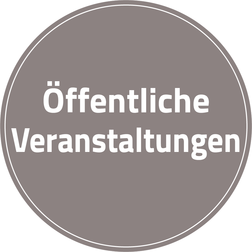 Öffentliche Veranstaltungen